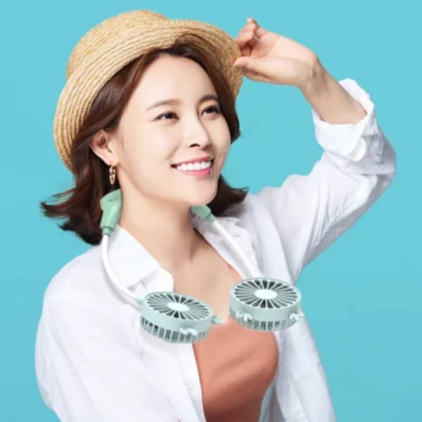 Travel portable neck fan.